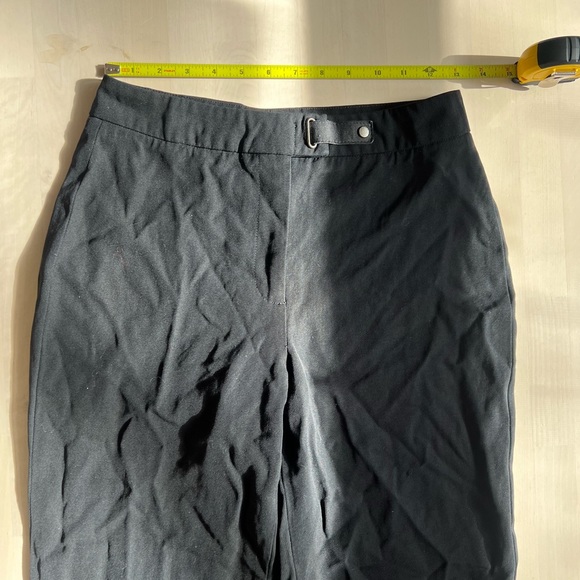 Black Cambio Vintage Trousers with Built In Belt - Picture 2 of 6